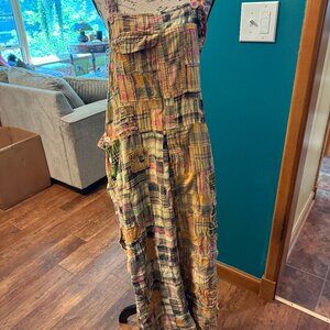 PRICE DROP! Magnolia Pearl Patchwork Love Overalls